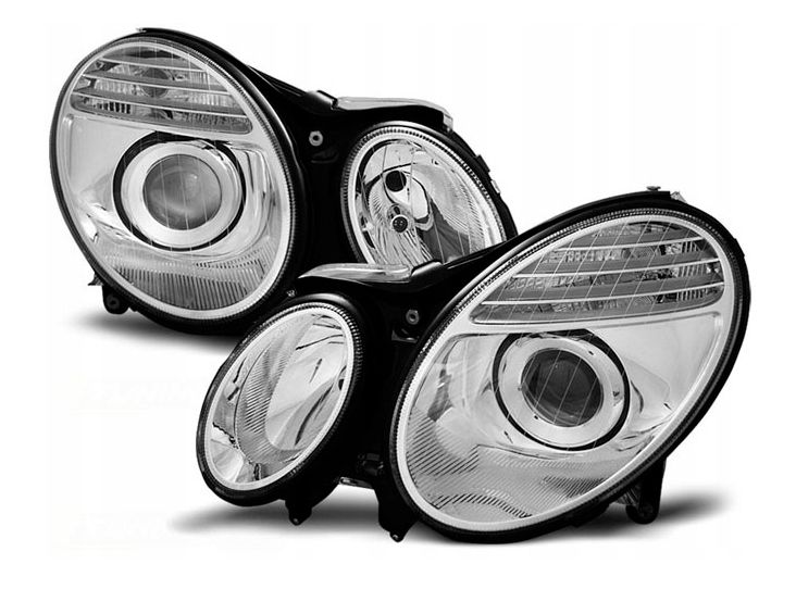Lampy Reflektory MERCEDES W211 E-KLASA 02-06 H7 zdjęcie 1