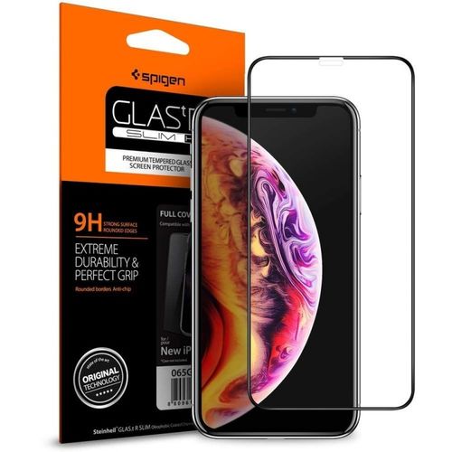 Szkło hartowane do iPhone XR / 11, Spigen Slim FC na Arena.pl