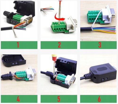 ADAPTER ŻEŃSKI DB9 RS232 REDUKTOR KONWERTER NA KABEL D-SUB ROZBIERALNY na Arena.pl