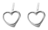 Srebrne Kolczyki Serce Serduszko Srebro 925