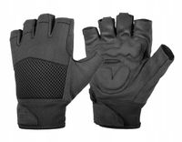 2X HELIKON Rękawice Taktyczne HALF FINGER MK2 Czarne