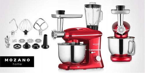 ROBOT KUCHENNY PLANETARNY MIKSER BLENDER DO MIĘSA 4w1 MISA 6,2L + PRZEPISY na Arena.pl