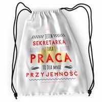 Plecak Dla Sekretarki Sportowy Szkolny Worek Torba Z Nadrukiem Ze Zdjęciem