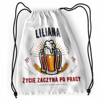 Plecak Dla Liliany Sportowy Szkolny Worek Torba Z Nadrukiem Ze Zdjęciem