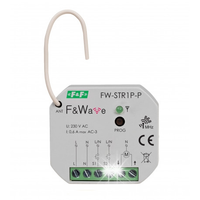 STEROWNIK DO ROLET RADIOWY F&WAVE 0,6A 85-265V AC/DC F&F FW-STR1P-P