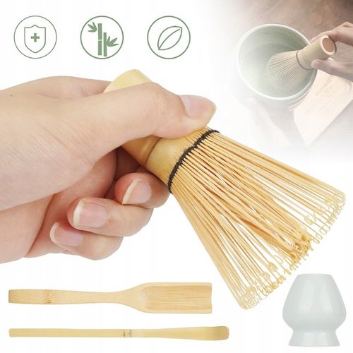 TRZEPACZKA DO MATCHY, ZESTAW 4 SZT DO HERBATY MATCHA, ZESTAW MIOTEŁ MATCHA na Arena.pl