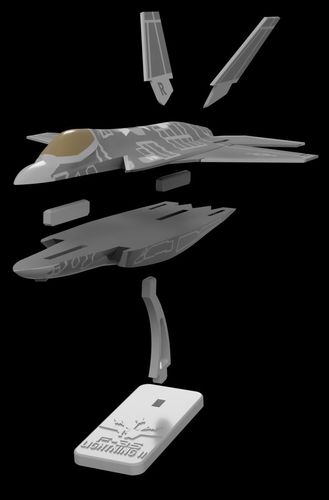 F-35 Lightning II Plane Kit Card na Arena.pl