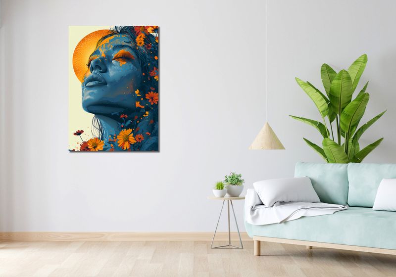 Obraz 70x100cm Deszcz Słoneczny zdjęcie 2