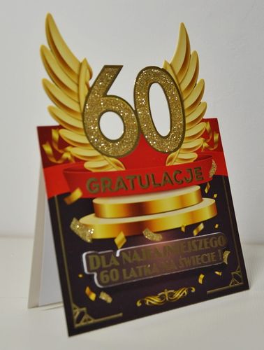 Karnet 4K 60 Urodziny TROFEUM męskie na Arena.pl