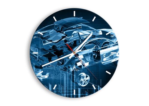 Zegar Ścienny - Samochód Prototyp - 30X30 Cm - C3Ar30X30-2615 na Arena.pl