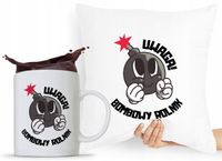 Zestaw Poduszka + Kubek Dla Rolnika Prezent Z Nadrukiem Ze Zdjęciem