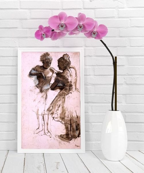 Two Dancers, Edgar Degas - plakat 50x70 cm zdjęcie 2