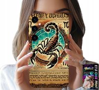 ETUI DO SAMSUNG GALAXY M35 4G - SKORPION ZNAK ZODIAKU ASTRONOMIA + FOLIA