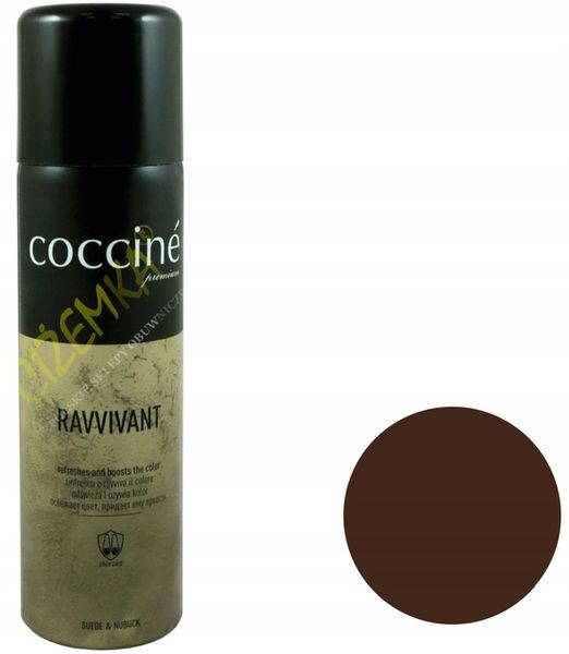 BRĄZOWA FARBA DO BUTÓW ZAMSZOWYCH NUBUKU COCCINE zdjęcie 2