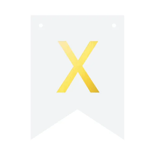 Baner DIY 16 cm - literka X na Arena.pl