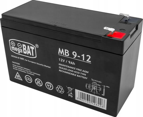 Akumulator AGM BEZOBSŁUGOWY 12V 9Ah (wymiar 7,2Ah) ALARM UPS na Arena.pl