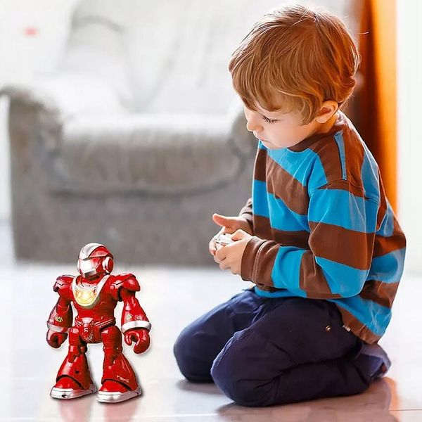 ROBOT PROGRAMOWANY INTERAKTYWNY DLA DZIECI CHODZI ŚPIEWA LED RC + PILOT zdjęcie 3