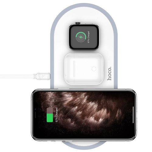 HOCO CW24 3IN1 WIRELESS CHARGER WHITE na Arena.pl