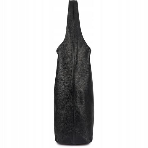 Torebka skórzana damska duża A4 shopperka klasyczna na ramię włoska skóra na Arena.pl