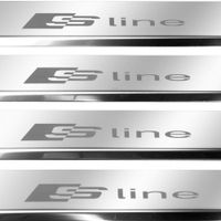 Listwa progowa AUDI A5 B9 SLINE Stal nierdzewna 304 połysk 4szt