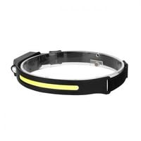 LATARKA CZOŁOWA 3W COB LED SENSOR RUCHU 1200MAH USB-C