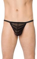 mens thong 4527   black onesize