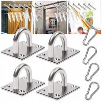 4 SZT HAKÓW NA HUŚTAWKĘ HACZYKI SUFITOWE ZE STALI NIERDZEWNEJ DO WIESZANIA