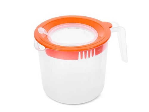 Dzbanek do spieniania z miarką 1,5 l [mandarynkowy] na Arena.pl