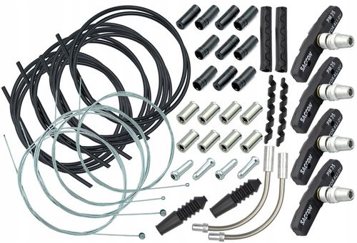 MAXI zestaw linki pancerze końcówki na cały rower na Arena.pl