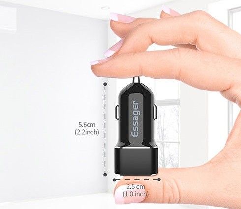 Ładowarka samochodowa 2x USB 2.4A Essager na Arena.pl
