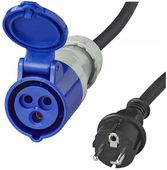 ADAPTER PRZEJSCIÓWKA CEE GNIAZDO WTYCZKA 230V 40cm DO ŁADOWANIA KAMPER