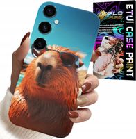 ETUI DO SAMSUNG GALAXY S24 PLUS - SŁODKA KAPIBARA, CAPIBARA CASE + SZKŁO