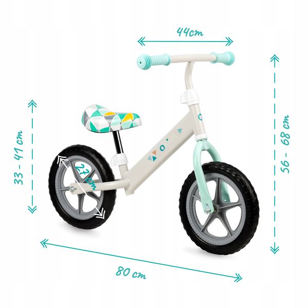 Qkids Fleet Rowerek Biegowy 12" zdjęcie 5