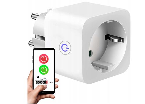 INTELIGENTNE GNIAZDKO WiFi SMART TUYA WATOMIERZ PROGRAMATOR TIMER na Arena.pl