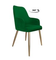 Krzesło obrotowe WESTA noga złota MG25