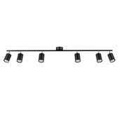 Plafon LEMMI 6L czarny