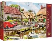 Puzzle 1000 elementów. Premium Plus Quality. Tea Time. Lato w miasteczku