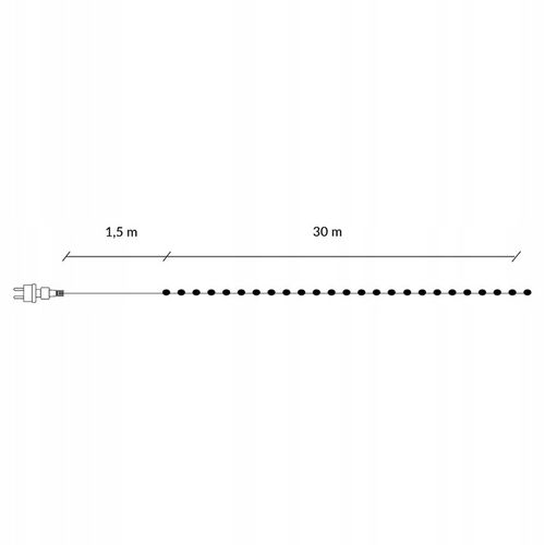 LAMPKI CHOINKOWE WĄŻ 720LED 30m MULTI ZEWNĘTRZNY PROGRAMATOR MULTIKOLOR na Arena.pl