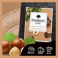 Kawa Smakowa Mielona ORZECHOWA 200g 100% Arabica Świeżo Palona Baumgart