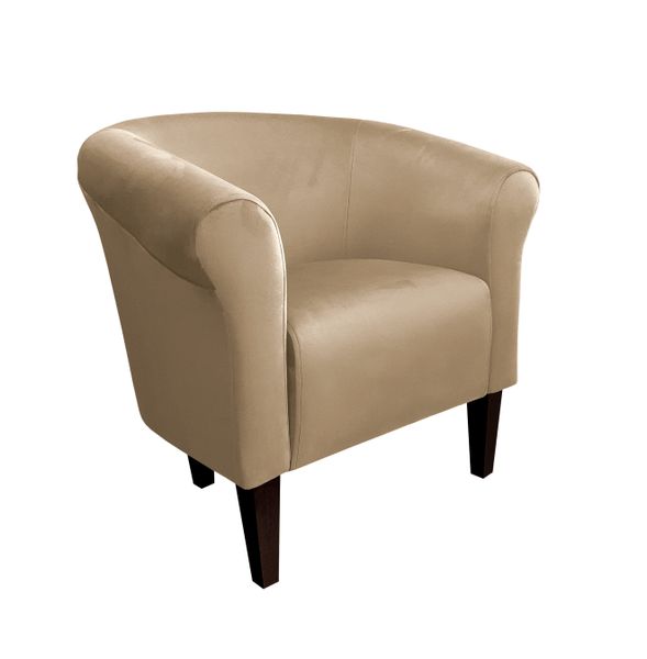 Fotel Milo nogi 20cm venge jasny brąz MG06 zdjęcie 1