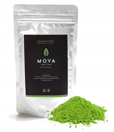 Matcha 100g Codzienna Japońska Moya Zielona Herbata Macza sproszkowana BIO na Arena.pl