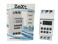 Programator czasowy szynę tygodniowy cyfrowy DIN