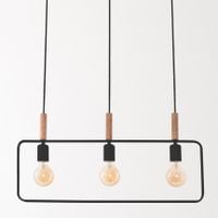 Loftowa lampa wisząca Frame 33-73525 metalowa zwis hygge czarny