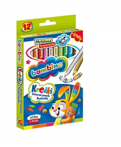 kredki bambino 12 kol jumbo +temp. 0249 a"8 na Arena.pl