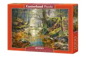 Przepiękne puzzle Castorland Wspomnienie jesiennego lasu - 2000 elementów