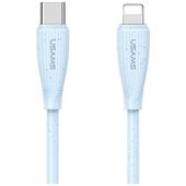 kabel usams green series sj717 30w usb-c do lightning 1m niebieski