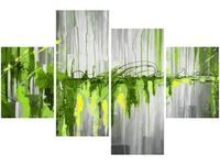 OBRAZ GREEN WATERFALL ZIELONY WODOSPAD