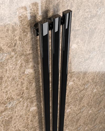 GRZEJNIK DEKORACYJNY MIKI 180/21 CZARNY POŁYSK na Arena.pl