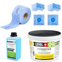 Folia w płynie 4kg Hydroizolacja na Zewnątrz Zestaw Taśma 5m Mankiet