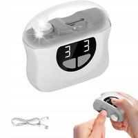 ELEKTRYCZNY OBCINACZ DO PAZNOKCI USB LED 500MAH DLA DZIECI SENIORÓW CICHY